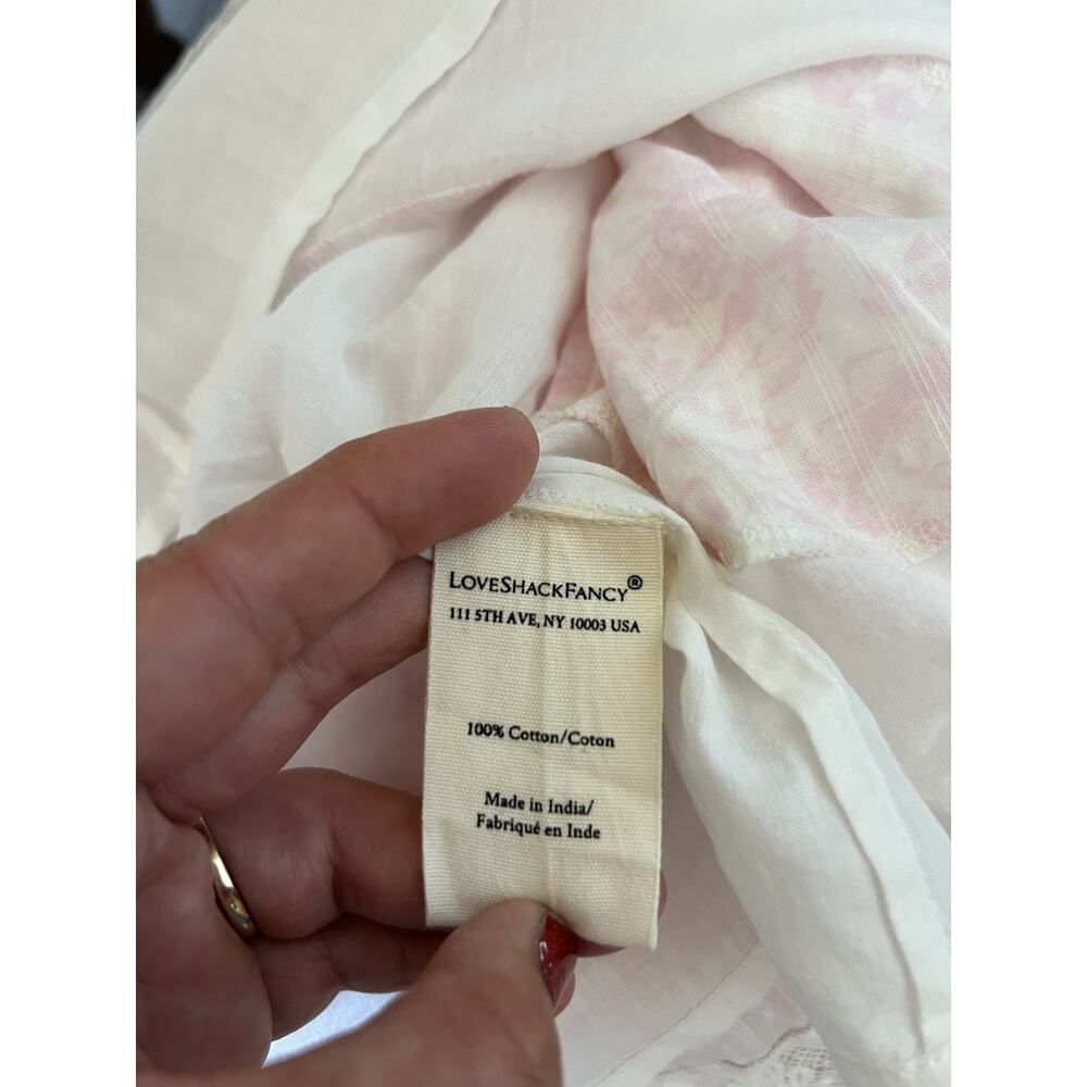 LoveShackFancy Rietta Dress – Powder Pink – XS – New With Out Tags - Picture 7 of 8